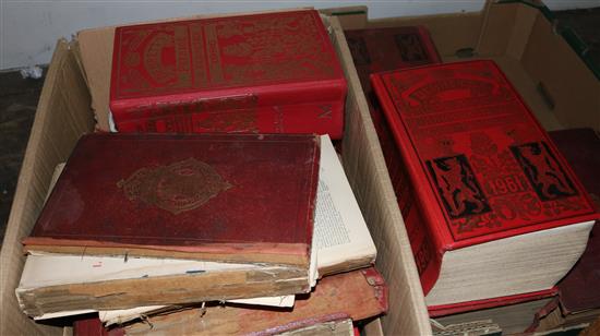 2 boxes of Burkes, Peerage and Debretts(-)